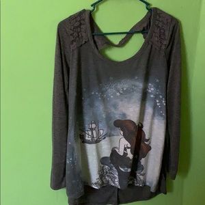 Little Mermaid Long Sleeve Tee